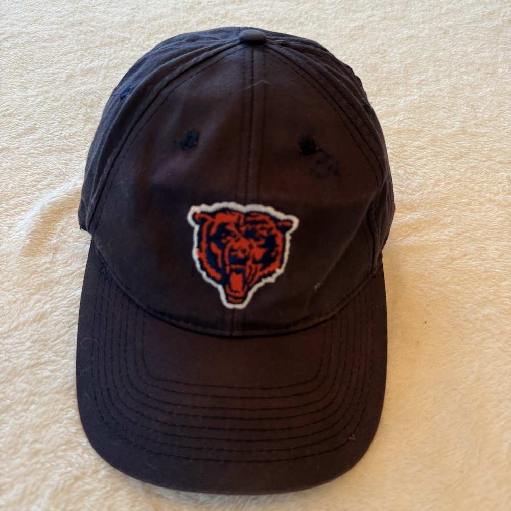 Vintage Chicago Bears Hat Cap  NFL Gameday First Pick Strap Back Cotton